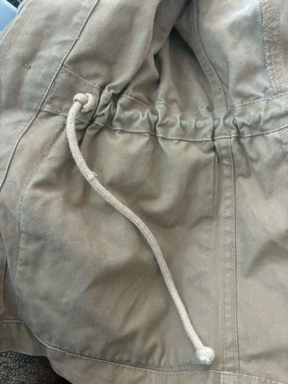 Vintage Banana Republic Safari Bush Jacket XS Italian Canvas Military Field Coat - Picture 11 of 16